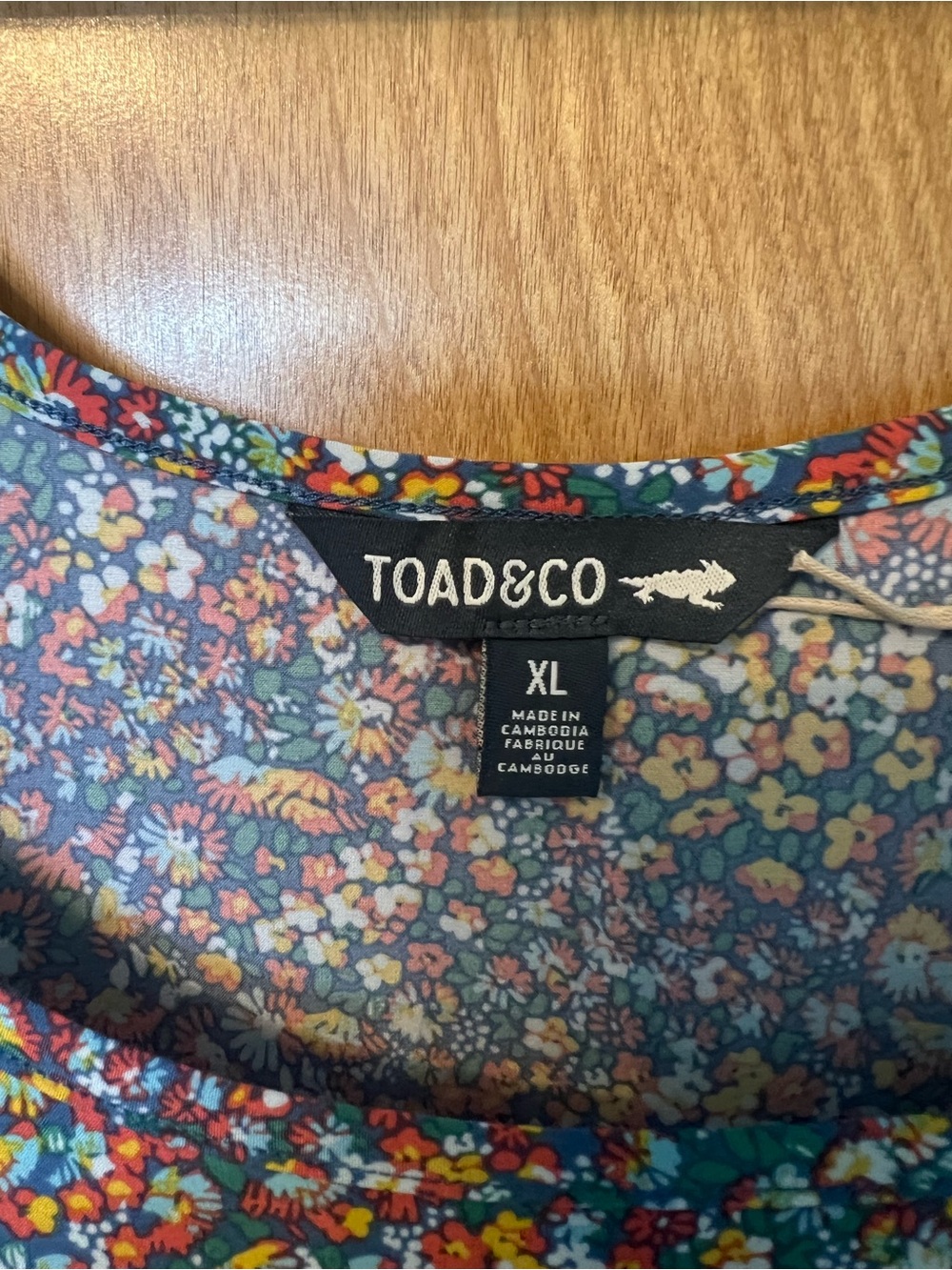 Toad&Co Sunkissed Sunsana Midi Dress in Pacific Blue size XL New with tags! - Picture 3 of 6